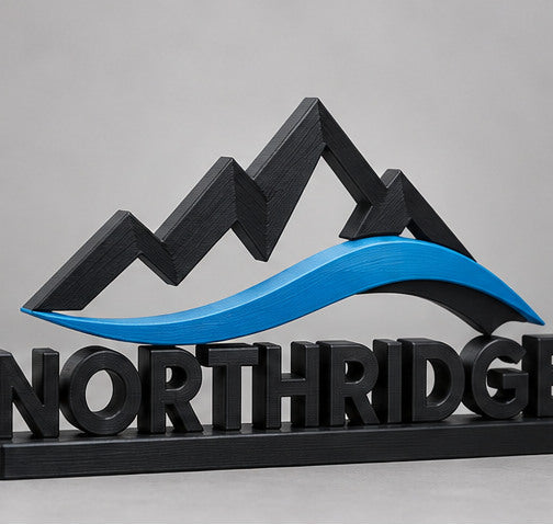 Logo 3D para mostrador mayoreo