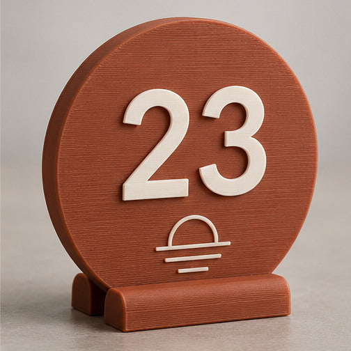 Numeros de mesa personalizados, mayoreo