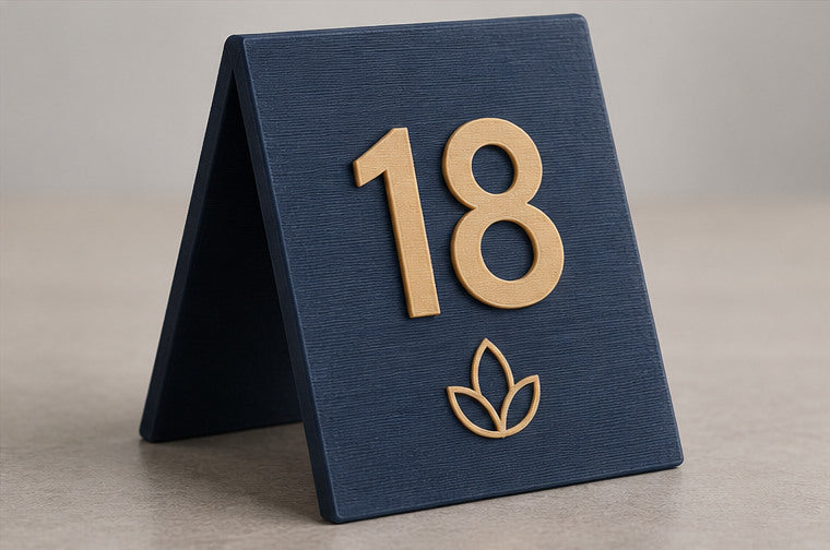 Numeros de mesa personalizados, mayoreo