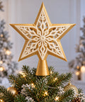 Estrella calada para la punta del árbol