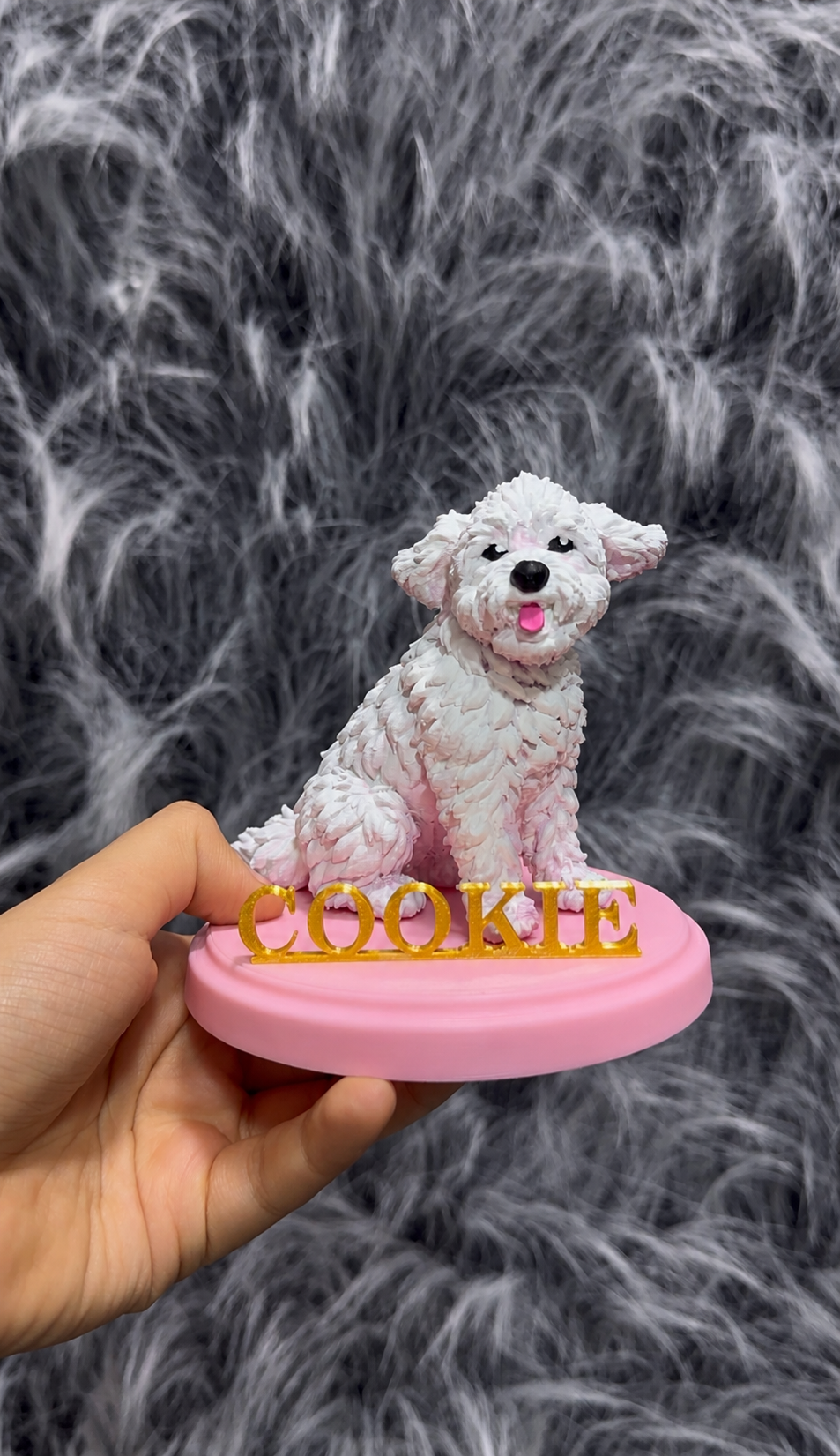 Figura 3D personalizada de tu mascota a partir de fotografias