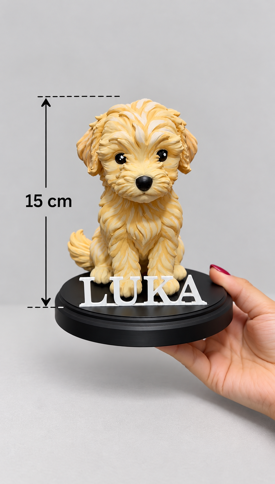 Figura 3D personalizada de tu mascota a partir de fotografias